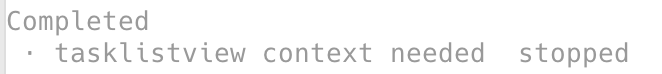 Claude Agent in the Stopped state with a grey icon after being terminated with Ctrl+X in the agent view