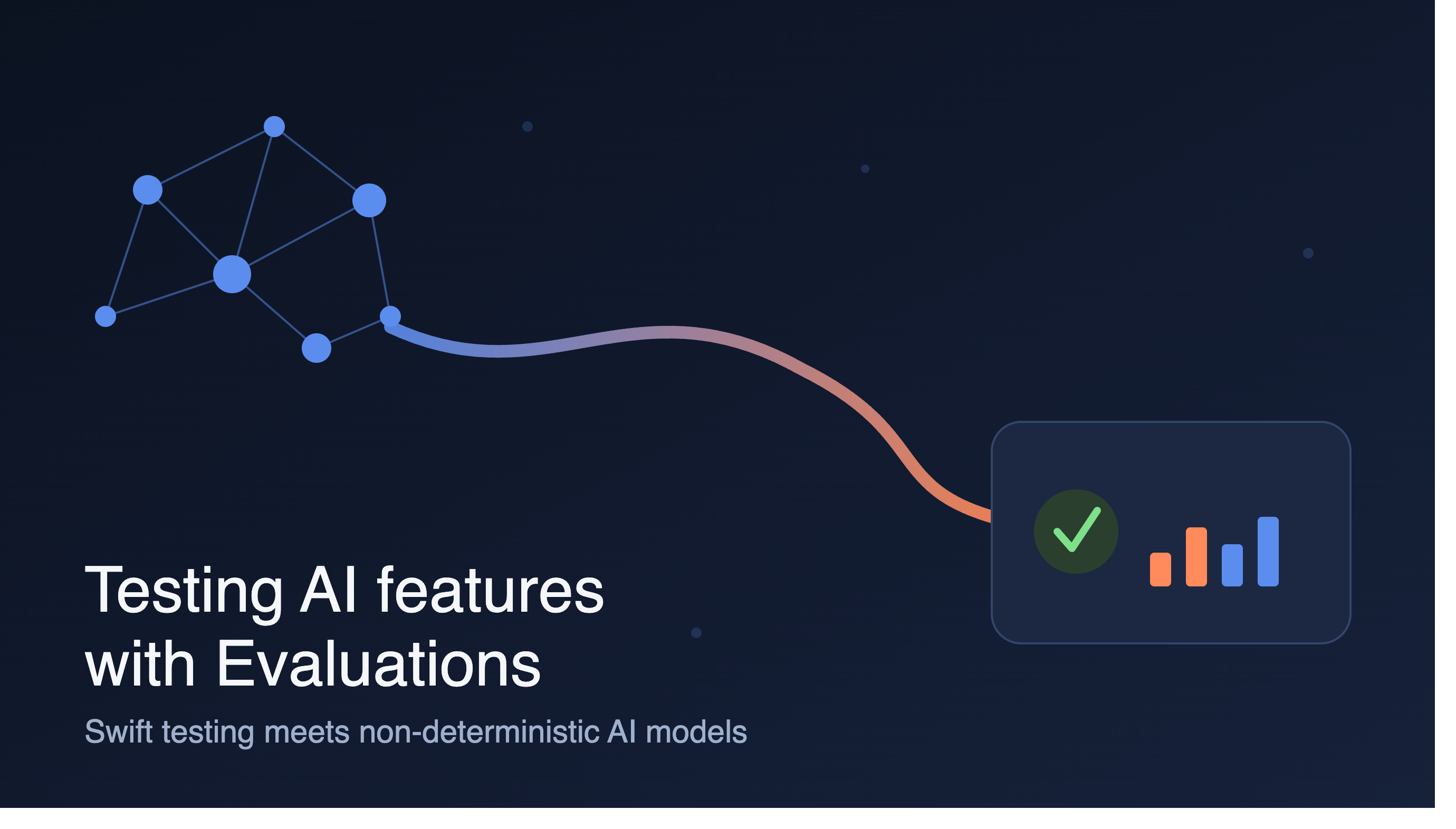 Apple's Evaluations framework: testing non-deterministic Foundation Models features