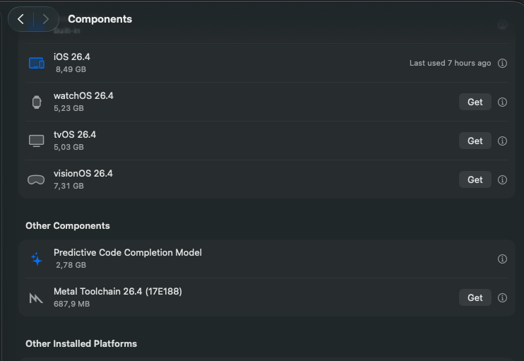 Enabling Metal Toolchain in Xcode for MLX support